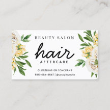  voorjaar — Floral Hair Aftercare Instruction