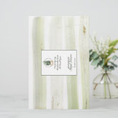 💚🍏🌿 Voorjaar Groenen Waterverf Zeep Wrap Paper (Staand voorkant)