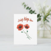 Voorjaar Hoop Briefkaart (Staand voorkant)