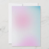 Voorjaar- of zomerfeesten Uitnodigen Kaart (Achterkant)