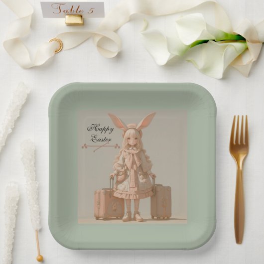  voorjaar, papieren bordje (Huwelijk)