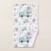 Voorjaar Pasen Gepersonaliseerde Waterverf Element Bad Handdoek (Handdoek)