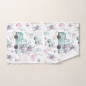 Voorjaar Pasen Gepersonaliseerde Waterverf Element Bad Handdoek (Handdoek)