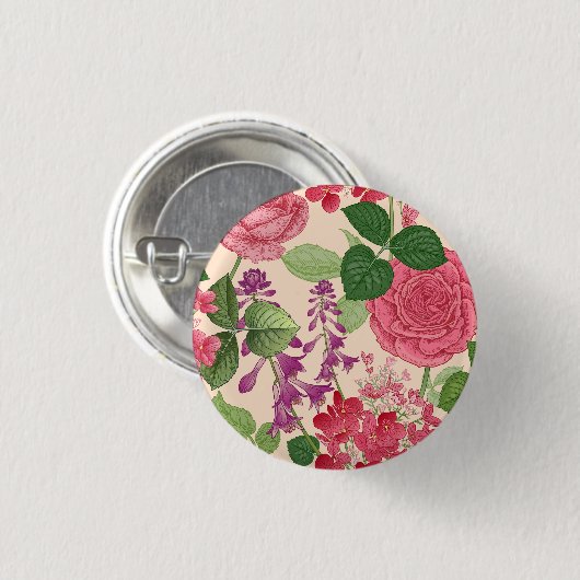 voorjaar ronde button 3,2 cm (Voorkant /achterkant)