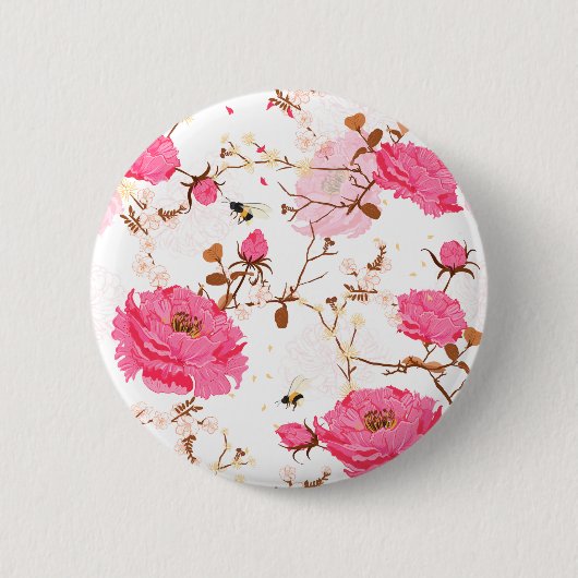 voorjaar ronde button 5,7 cm (Voorkant)