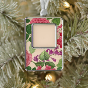 voorjaar verzilverd omlijst ornament