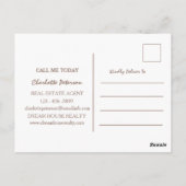 Voorjaar voor de verkoop van onroerend goed briefkaart (Achterkant)