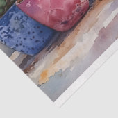 Voorjaar Waterverf Cactus en Bloemen Decoupage Tissuepapier (Detail)