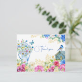 Voorjaar Waterverf dank u kaart (Staand voorkant)
