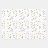 Voorjaar waterverf vogelstand inpakpapier vel (Voorkant 2)