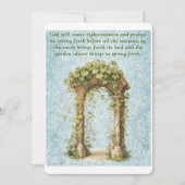 Voorjaars Feestdagenkaart (Voorkant)