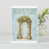 Voorjaars Feestdagenkaart (Staand voorkant)