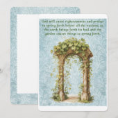 Voorjaars Feestdagenkaart (Voorkant / Achterkant)