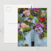 Voorjaars florale regelingen briefkaart (Voorkant / Achterkant)