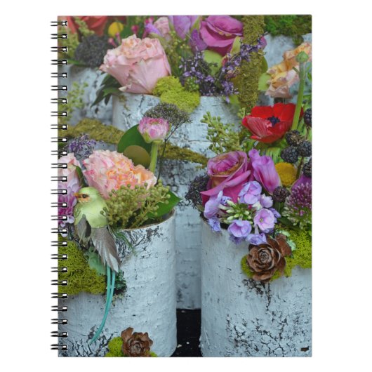 Voorjaars florale regelingen notitieboek (Voorkant)