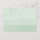 Voorjaars gouden witte florale boeken voor baby informatiekaartje (Achterkant)