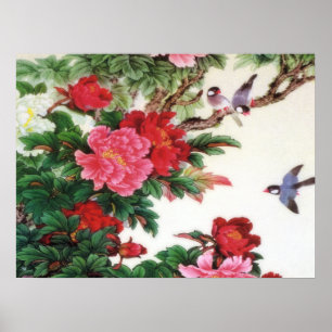  voorjaars Japans kunstwerk Poster