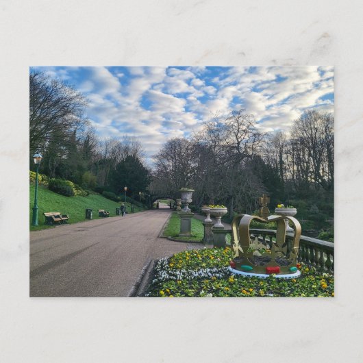 Voorjaars ochtend briefkaart (Voorkant)