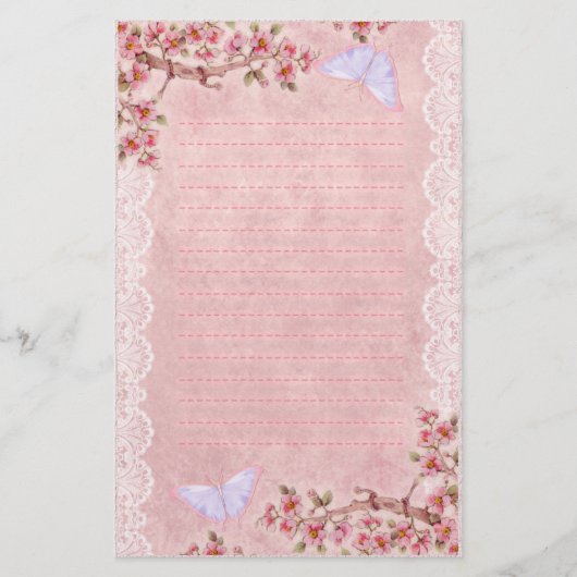 Voorjaars ochtend briefpapier (Voorkant)