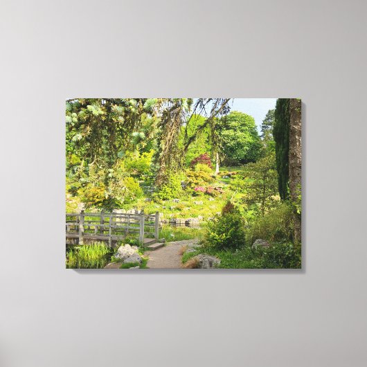 Voorjaars ochtend canvas afdruk (Voorkant)