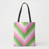 Voorjaars picknick Chevron Tote Bag (Voorkant)