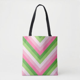 Voorjaars picknick Chevron Tote Bag