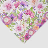 Voorjaars Ranunculus en Roos Tissuepapier (Detail)