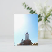 voorjaars Utah lds mormoonse tempel Briefkaart (Staand voorkant)