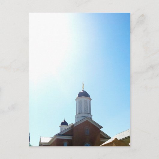 voorjaars Utah lds mormoonse tempel Briefkaart (Voorkant)
