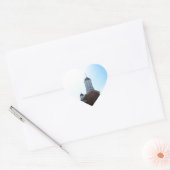 voorjaars Utah lds mormoonse tempel Hart Sticker (Envelop)