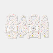 Voorjaars Wilde bloem Eerste verjaardag Bedankdoosjes (Uitgevouwen)