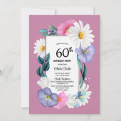 Voorjaarsbijeenkomst Floral 60e verjaardag Kaart (Voorkant)