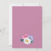 Voorjaarsbijeenkomst Floral 60e verjaardag Kaart (Achterkant)