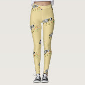 Voorjaarsbijen als leggings (Voorkant)