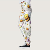 Voorjaarsbijen en madeliefjes leggings (Links)