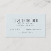 Voorjaarsbladeren Waterverf Modern Visitekaartje (Achterkant)