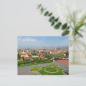 Voorjaarsbloei in Florence Briefkaart (Staand voorkant)