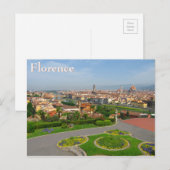 Voorjaarsbloei in Florence Briefkaart (Voorkant / Achterkant)