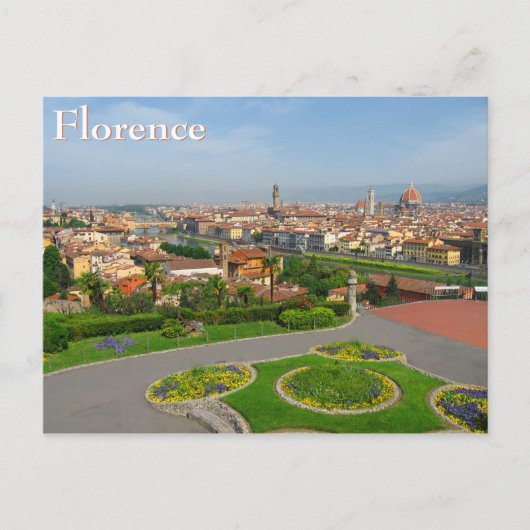 Voorjaarsbloei in Florence Briefkaart (Voorkant)