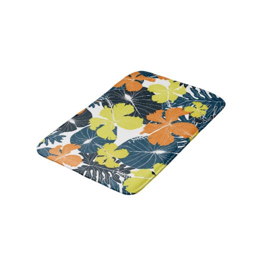 Voorjaarsbloem:  bloemtextuur badmat (Gekanteld)