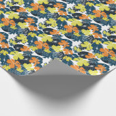 Voorjaarsbloem:  bloemtextuur cadeaupapier (Hoek)