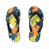 Voorjaarsbloem:  bloemtextuur kinder teenslippers (Voetbed)