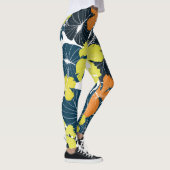 Voorjaarsbloem:  bloemtextuur leggings (Rechts)