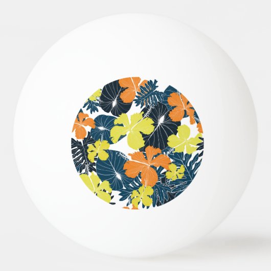 Voorjaarsbloem:  bloemtextuur pingpongbal (Voorkant)