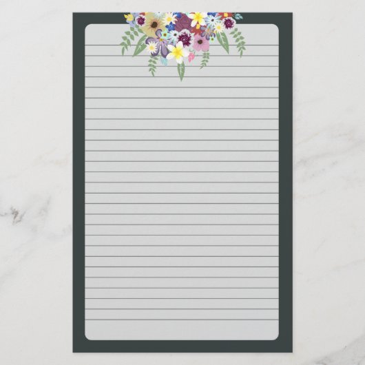Voorjaarsbloemen, Briefpapier (Voorkant)