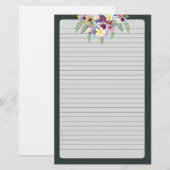 Voorjaarsbloemen, Briefpapier (Voorkant / Achterkant)