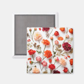 Voorjaarsbloemen collectie magneet (Voorkant / Achterkant)