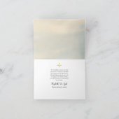 Voorjaarsbloemen Grieks-orthodoxe begrafenis Bedankkaart (Binnen)