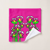 Voorjaarsbloemen grillig 41 bad handdoek (Wasdoekje)