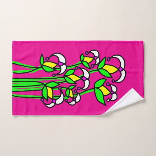 Voorjaarsbloemen grillig 41 bad handdoek (Handdoek)